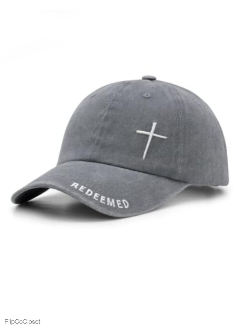 Religious Cross Jesus Embroidered Baseball Cap - Christian Gift for Men Women